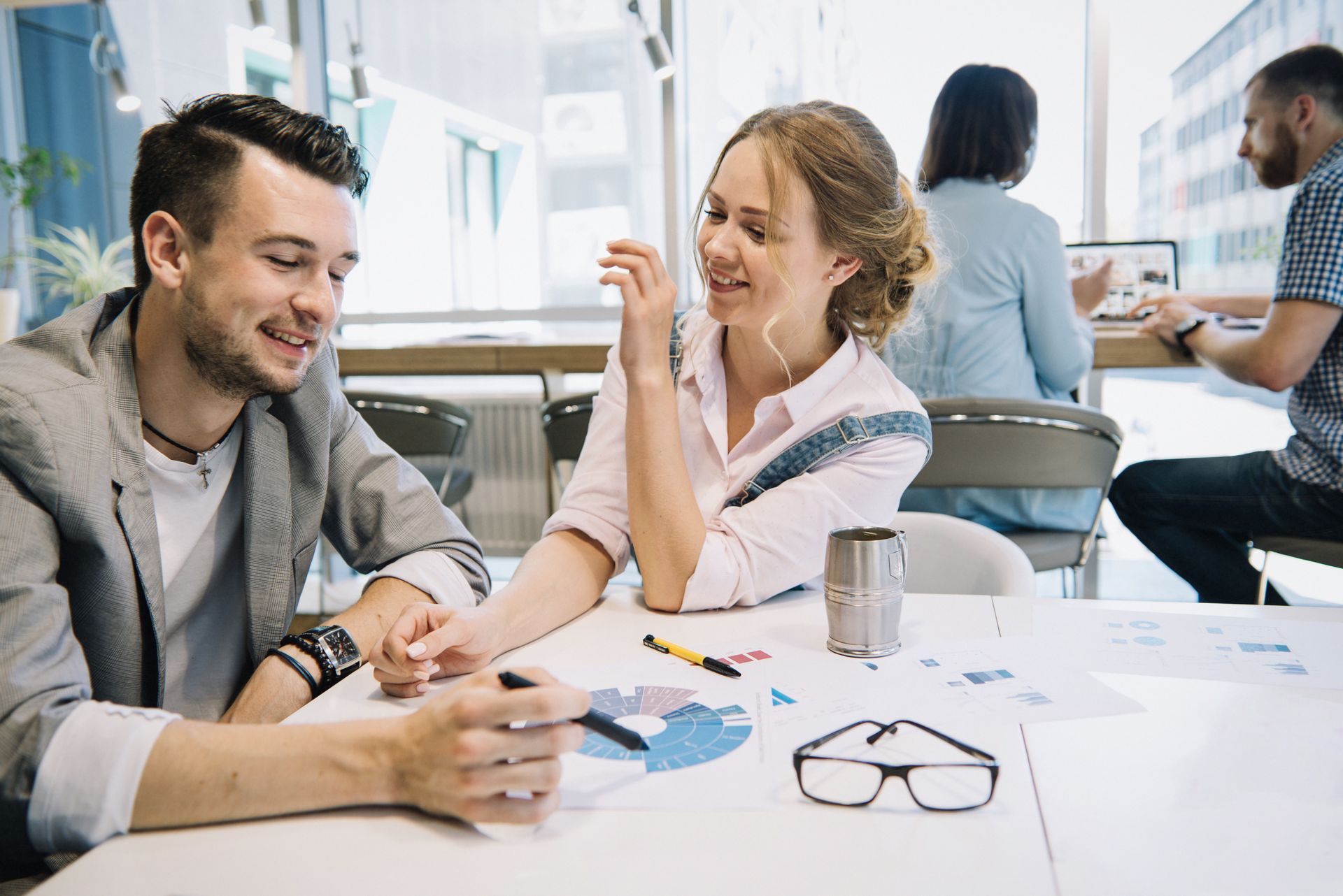 Business owner explaining their service to a customer — the knowledge you already have