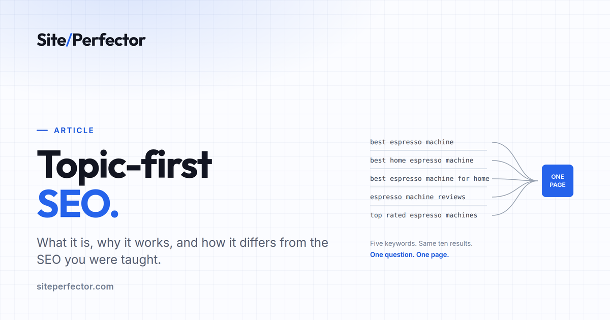 Topic-first SEO: what it is, why it works, and how it differs from keyword-first SEO
