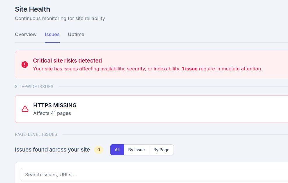 Technical Health Checks